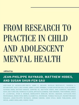 cover image of From Research to Practice in Child and Adolescent Mental Health
